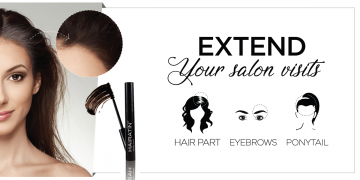 Touch up hair woman